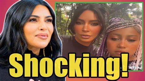 kim kardashian s daughter north west in deep backlash after her resent tiktok video youtube