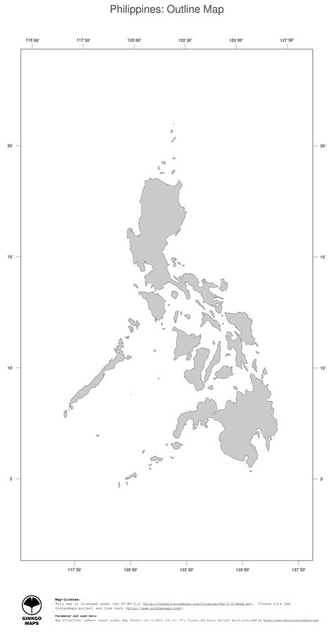 Map Philippines Ginkgomaps Continent Asia Region Philippines