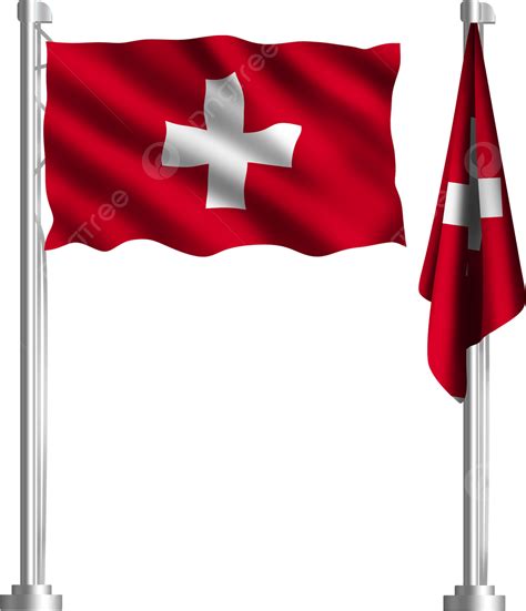 รูปกางเขนโบกธงสวิสบนพื้นสีแดง Png สวิตเซอร์แลนด์ ธงชาติ วันประกาศ