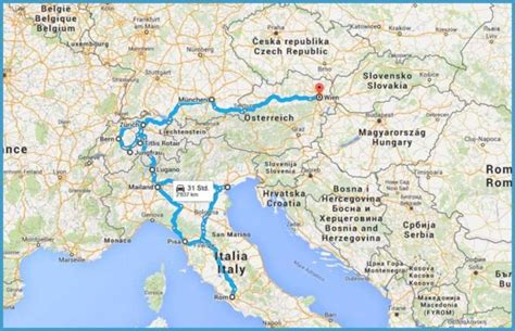 Republic of austria independent country in central europe detailed profile, population and facts. Map Of Switzerland And Austria - TravelsFinders.Com