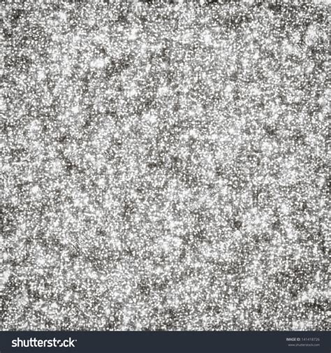 Silver Glitter Texture Background Ilustración De Stock 141418726