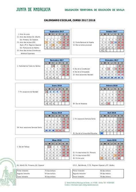 20170529 Calendario Sevilla