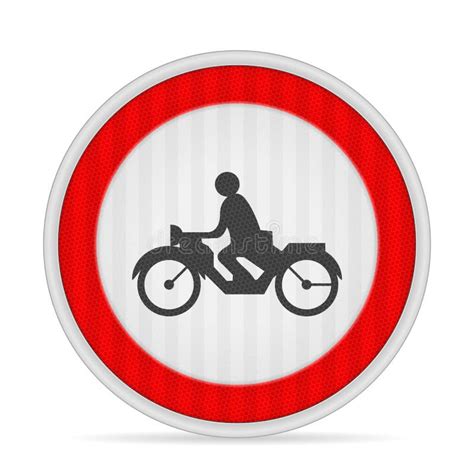 No Motorcycles Sign Stock Illustration Illustration Of Circle 29720778