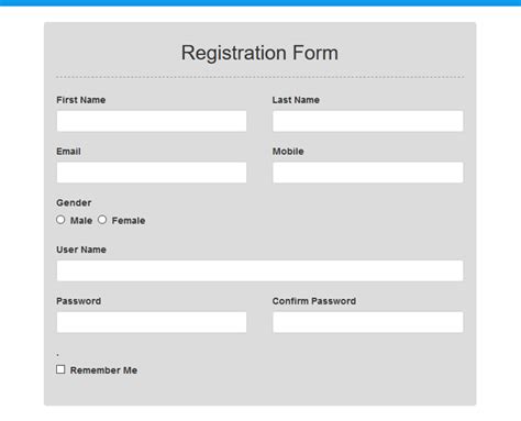 Web Form Samples