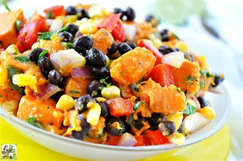 Maybe you would like to learn more about one of these? Healthy Southwestern Sweet Potato Salad | This Mama Cooks ...