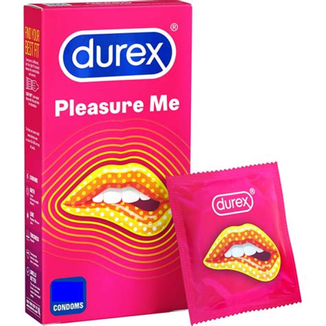 Durex Pleasure Me Ribbed And Dotted Condoms 3 Pack