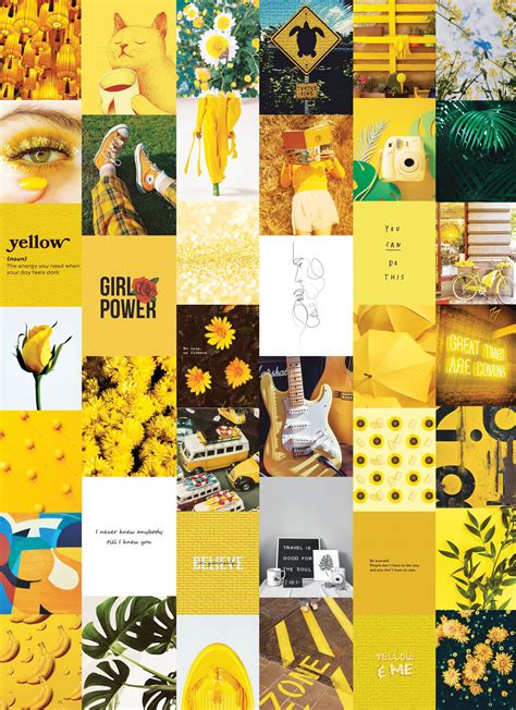 Dark Yellow Aesthetic Wallpaper Collage Jule Freedom