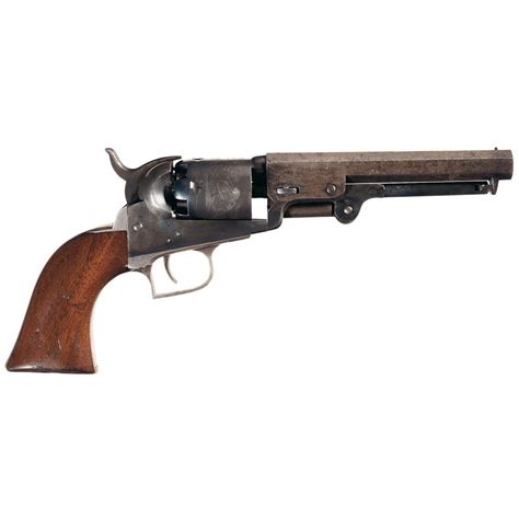 Late Production Colt Model 1848 Baby Dragoon Revolver With Loading Lever