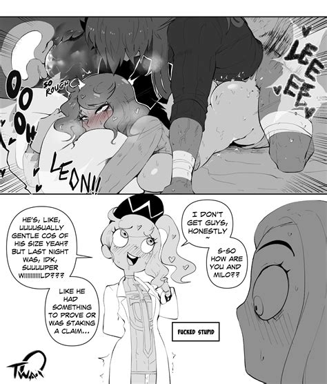 Leon Nessa And Sonia Pokemon And More Drawn By Nyantcha Danbooru