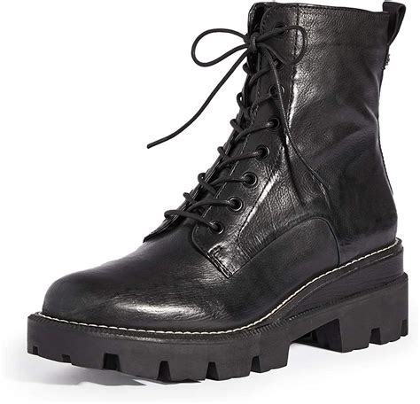 Sam Edelman Womens Garret Combat Boot Black 95 Medium Amazonca Clothing Shoes And Accessories