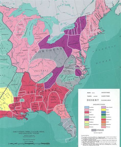 Native American Territories In Eastern Us During Early Colonial Period