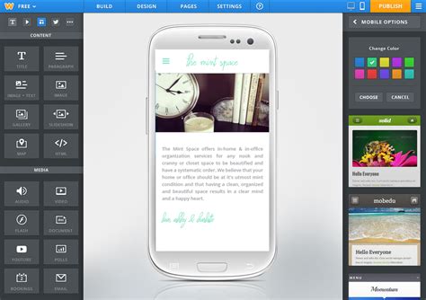 Free to all app builders and app lovers. Weebly Launches Its Android App, Mobile and HTML5 Site Creator