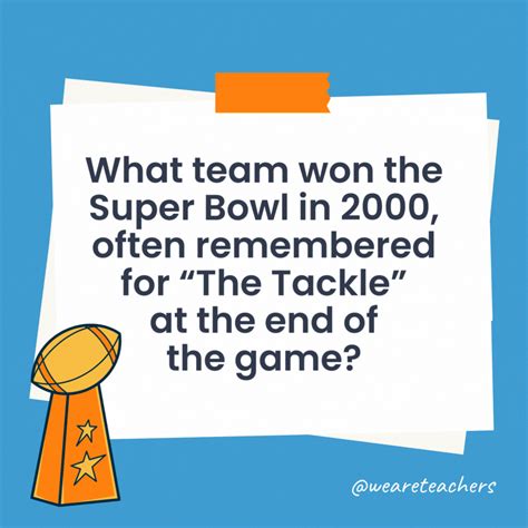 50 Super Bowl Trivia Questions And Answers For Game Day