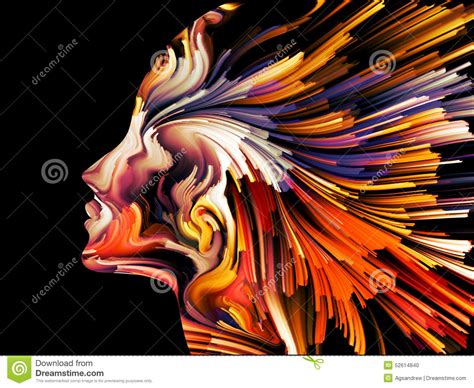Mind Painting Abstraction Stock Illustration Image 52614840