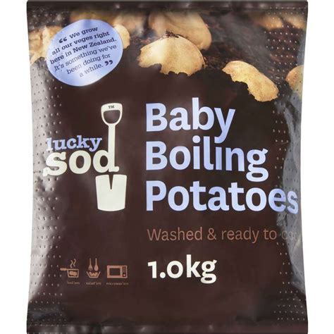 Buy Fresh Produce Lucky Sod Potatoes Baby Boilers Prepacked 1kg Online