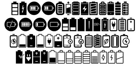 Battery Icons Font By Woodcutter Fontriver
