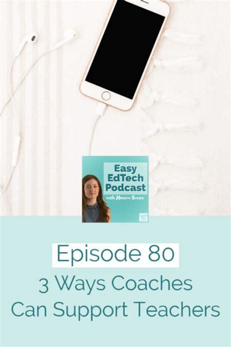 3 ways coaches can support teachers easy edtech podcast 080 class tech tips