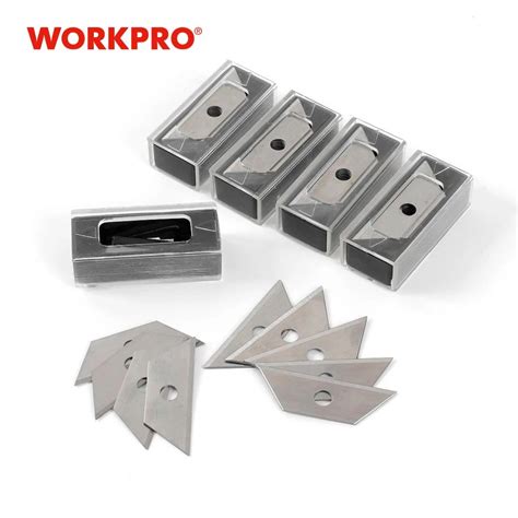 Workpro 50pc Sk5 Mini Blades Utility Knife Blades For Mini Knives