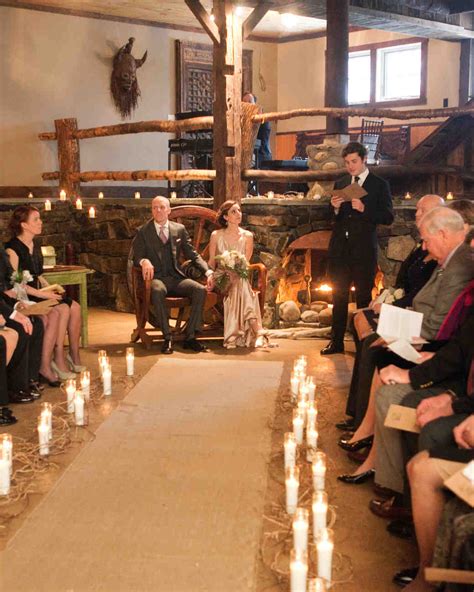 A Rustic Winter Destination Wedding In Vermont Martha