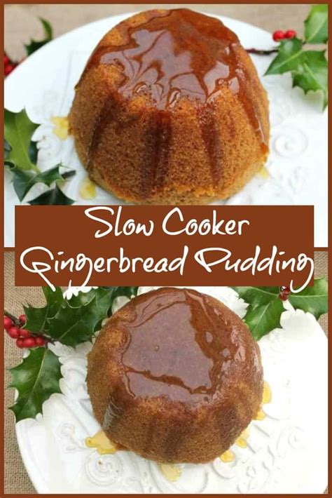 slow cooker gingerbread pudding a gingerbread flavoured pudding steamed in t… slow cooker