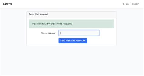 Laravel 9 Forgot Password