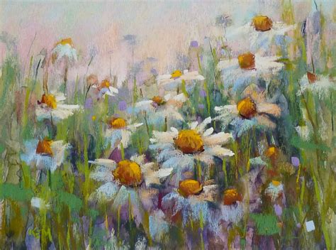 Painting My World How To Paint Daisies In Pastel Using A