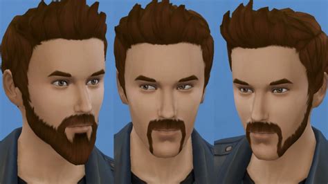 Motorbiker Beard Mustache And Muttonchops By Necrodog At Mod The Sims