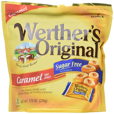 Werthers Original Sugar Free Caramel Hard Candies 77 Ounce Bag Hard