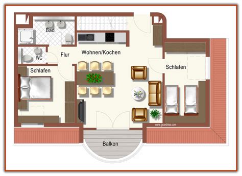 Grundriss für ihre wohnung einfach online erstellen mit vermietet.de. Grundriss Wohnung - Exclusive Ferienwohnung in Cuxhaven-Duhnen