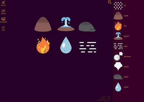In little alchemy, you can combine different elements (starting with wind, fire, air, and water) to create over 500 unique. Jouer à Little Alchemy 2 - Jeux gratuits en ligne avec ...