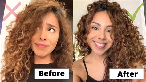 How To Prevent Frizzy Hair Enhance Definition In Curly Hair C A Curly Hair Routine YouTube