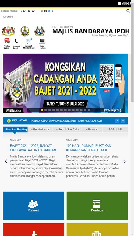 Lambang negeri selangor melambangkan negeri selangor itu sendiri. mbi.gov.my:Portal Rasmi Majlis Bandaraya Ipoh (MBI)