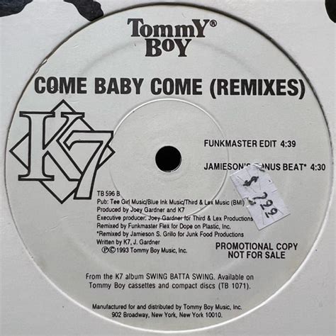 K7 Come Baby Come Remixes 12