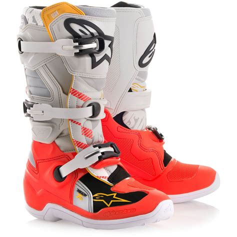 ② alpinestars youth tech 3s kids boots. Alpinestars NEW Mx 2018 LE Tech 7S Gator Grey Red Kids ...