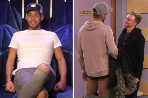 celebrity big brother 2018 andrew brady defends courtney act s pants prank daily star
