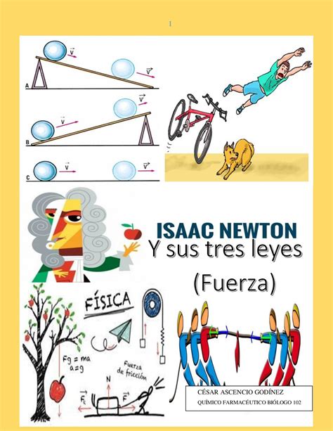 Isaac Newton Las Leyes Del Movimiento Y La Ley De La Gravita By My