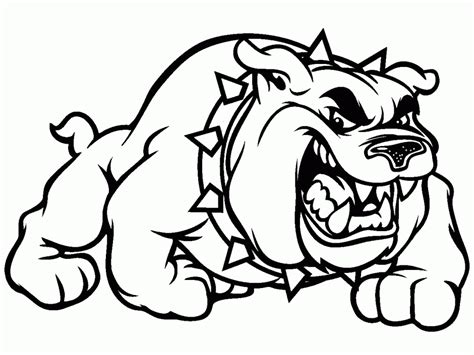 Georgia Bulldogs Coloring Pages - Coloring Home