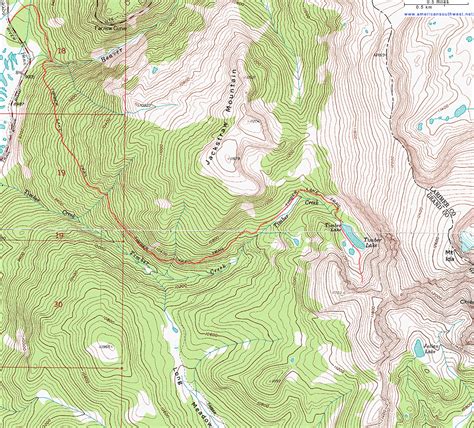 Rocky Mountain National Park Topographic Map Kaleb Watson