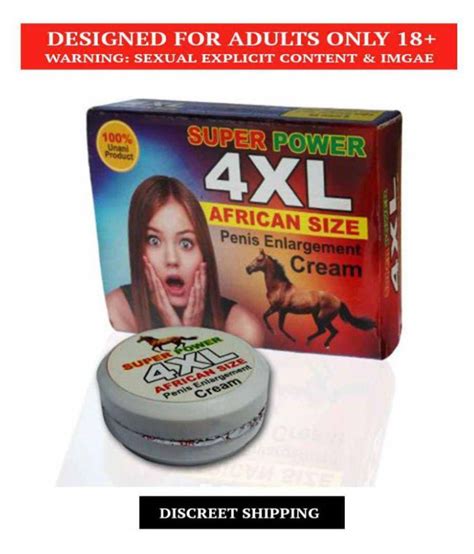 Super Power Xl African Size Penis Enlargement Cream Pack Of Bworldcorporate Com