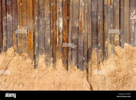 Rusted Steel Wall Stock Photo Alamy