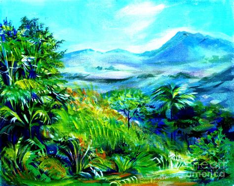 Country Side Of Panama Painting By Anna Duyunova Fine Art America