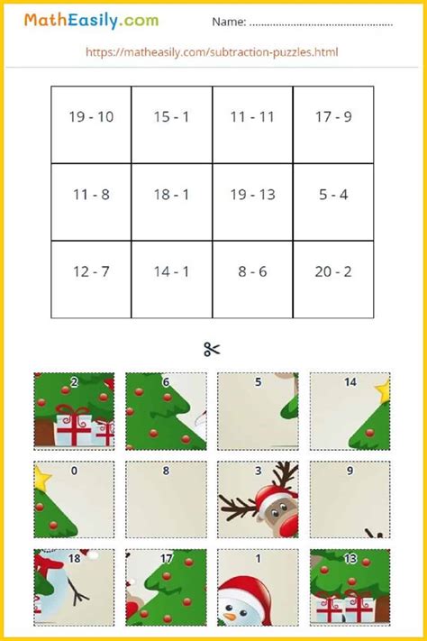 Christmas Math Games Online Printable
