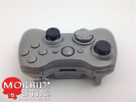 Silver Aluminum Brushed Xbox 360 Wireless Controller Wtp 361 9