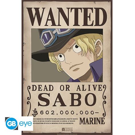 One Piece Wanted Luffy Metal Poster One Piece Logo Sabo One Piece One