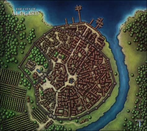 Caeora Is Creating Tabletop Maps Tokens Assets Patreon Fantasy Map Fantasy City Map