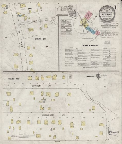 Sanborn Fire Insurance Map From Bourne Barnstable County