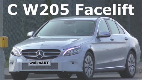As always we cover exterior. Mercedes Erlkönig C-Klasse Facelift W205 fast serienreif C ...