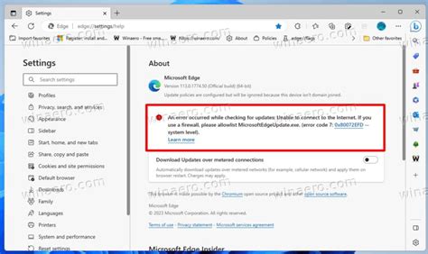 How To Disable Updates In Microsoft Edge