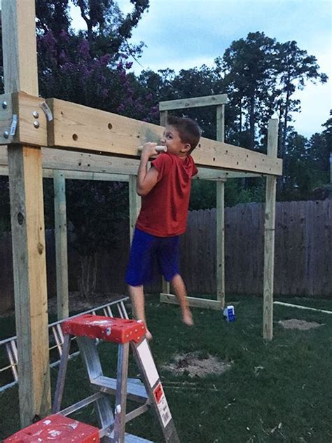 And i have collected 20 great ideas to help get you started. Here are a few people that have used Ninja Warrior Blueprints to build their own backyard obst ...