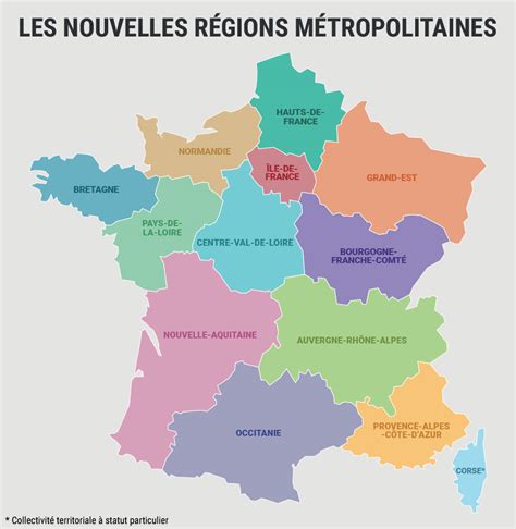 Les Nouvelles Régions Métropolitaines Cartes Images Mi